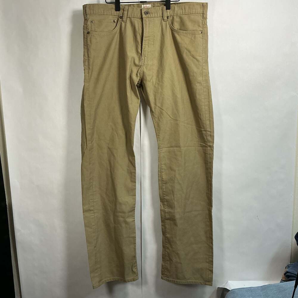 Dockers Pacific Collection 5-Pocket Straight Fit Pants Tan Size 36x32
